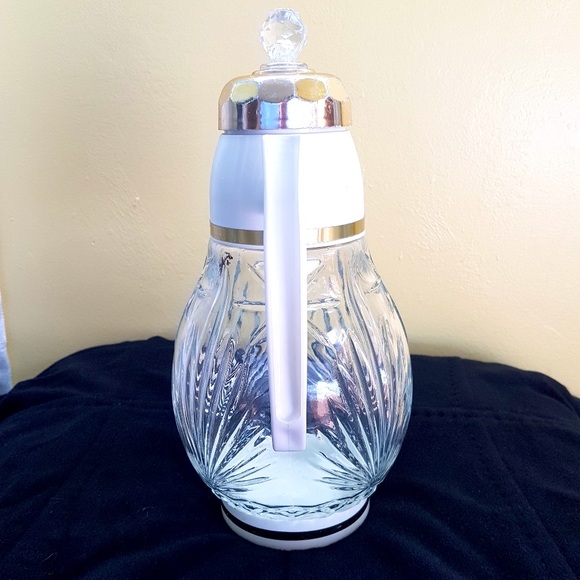 Vintage teapot / coffee pot / juice or water decanter glass decanter - Picture 12 of 15